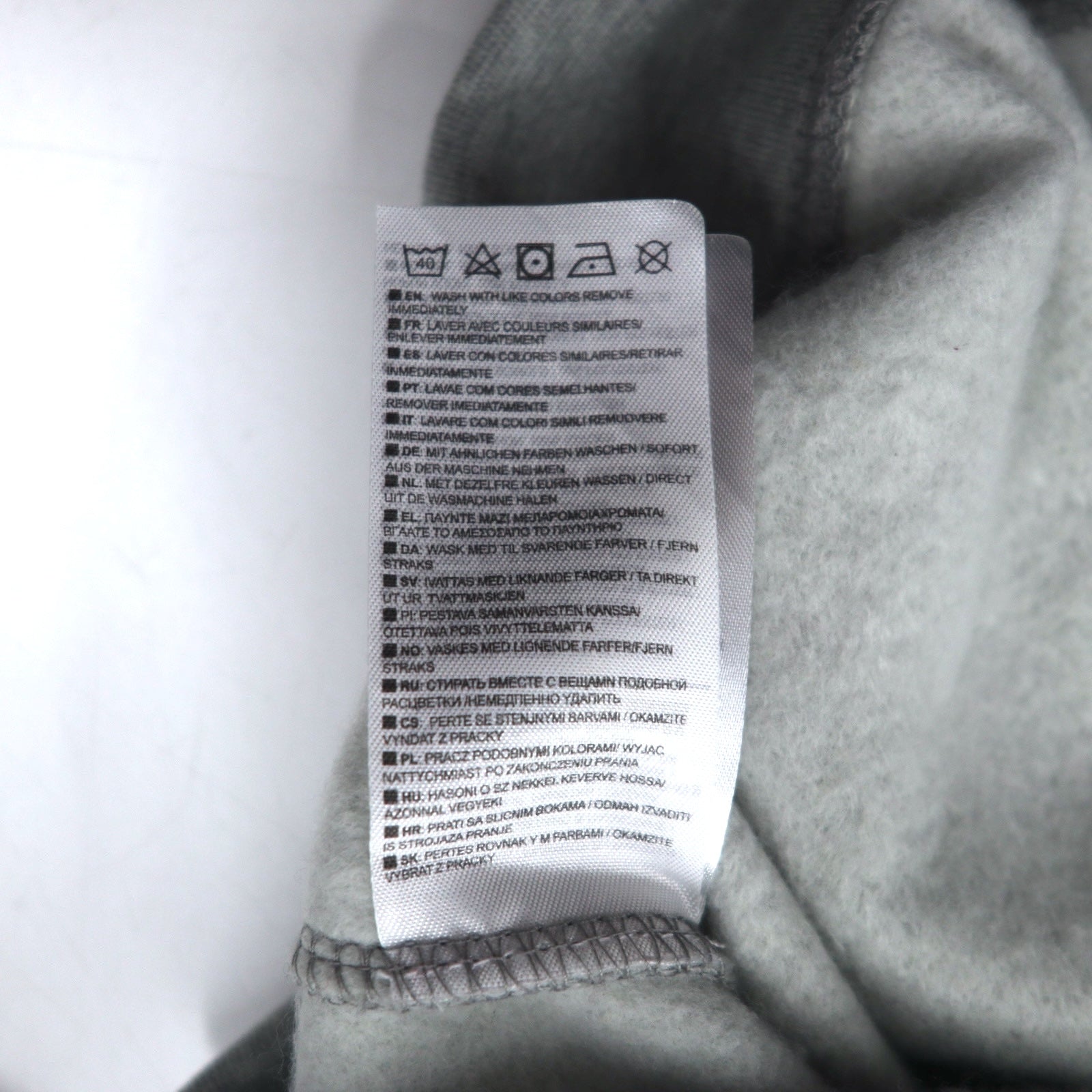 NIKE プルオーバーパーカー M グレー JUST DO IT HOODIE 928717-063 パキスタン製 未使用品