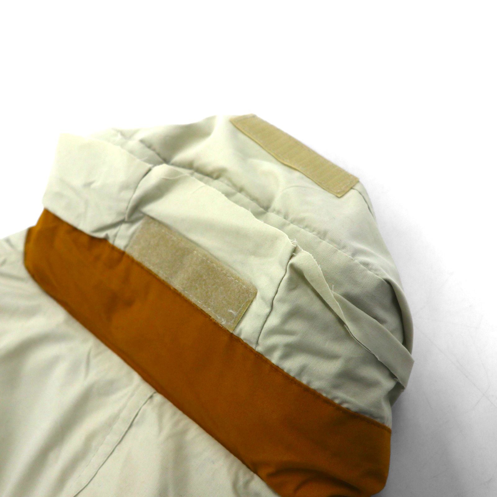 LONDON FOG 90年代 65/35クロス スタンドカラー ダウンジャケット 2XL ベージュ ドローコード