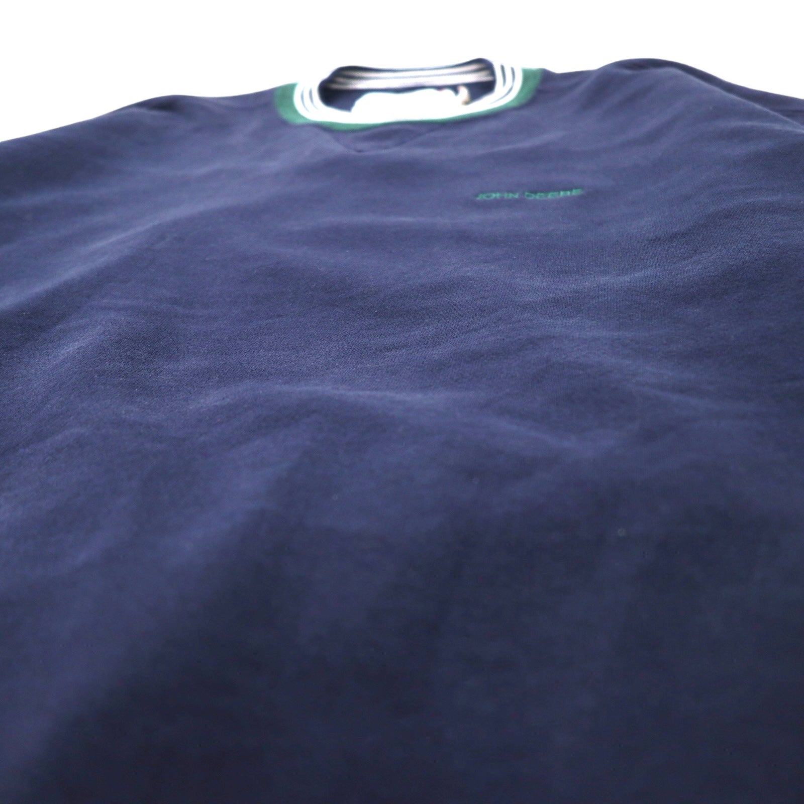 Felpa K-Products USA anni '90 HEAVY WEIGHT con bordo a costine, taglia XL, blu navy, cotone