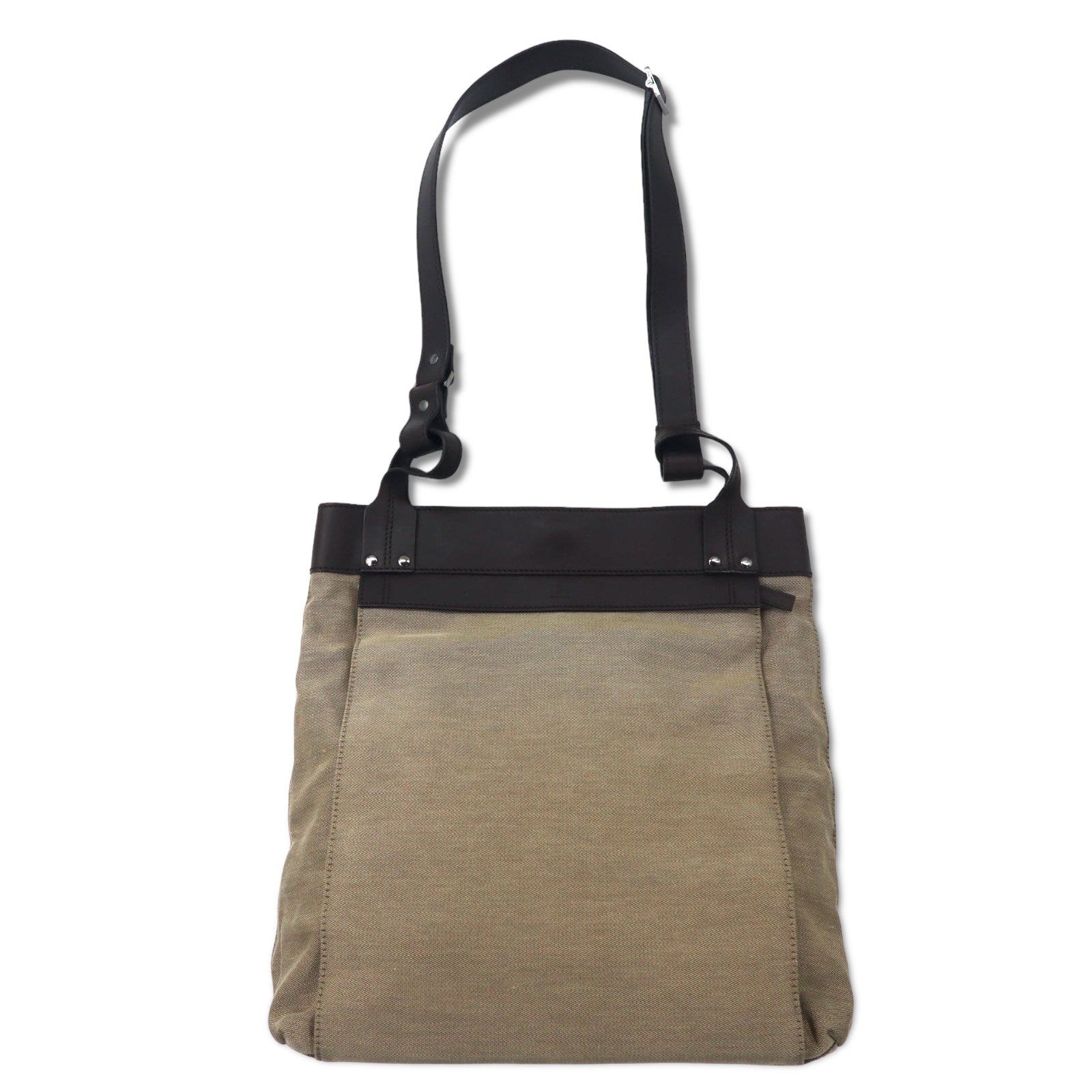 GUCCI 2WAY borsa tote/a spalla in tela beige con inserti in pelle 106301 1705