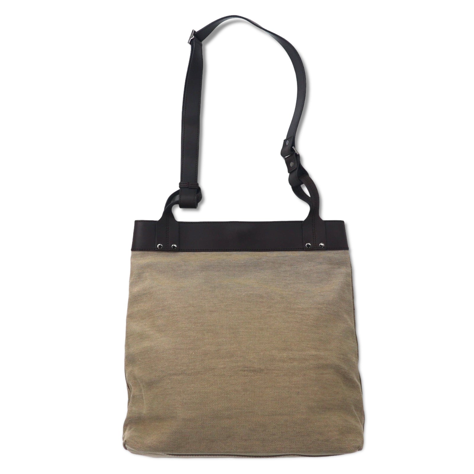 GUCCI 2WAY borsa tote/a spalla in tela beige con inserti in pelle 106301 1705