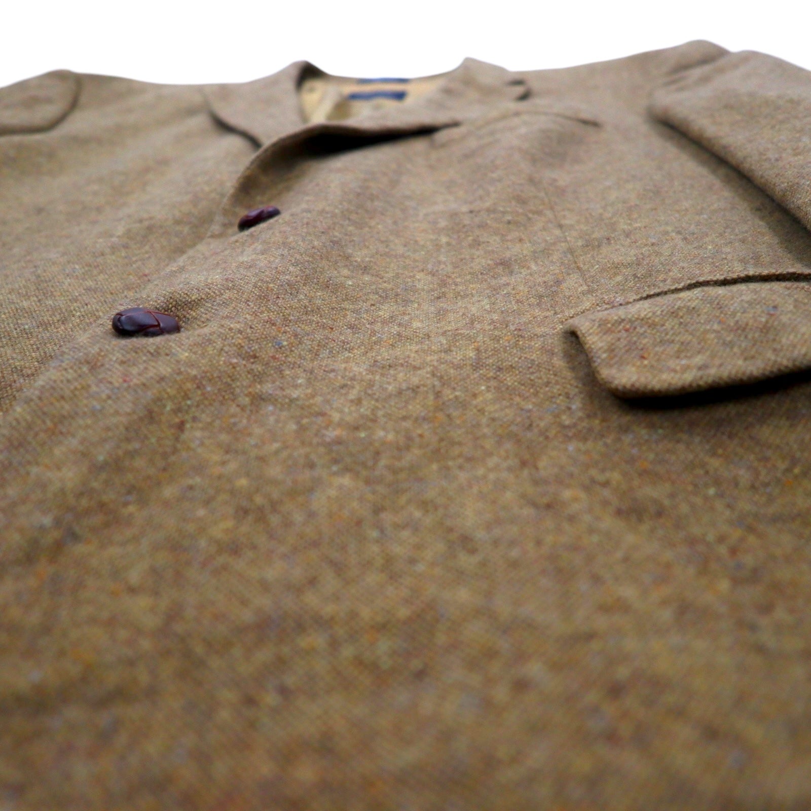 NAUTICA Giacca Blazer Monopetto in Tweed 2 Bottoni Made in India L Beige Lana