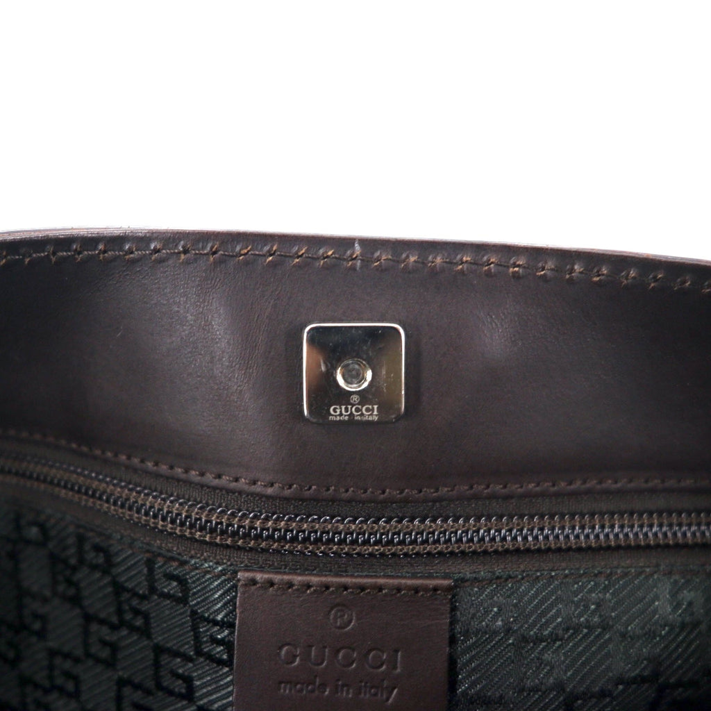 GUCCI 2WAY borsa tote/a spalla in tela beige con inserti in pelle 106301 1705