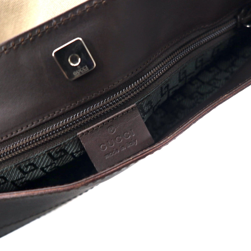 GUCCI 2WAY borsa tote/a spalla in tela beige con inserti in pelle 106301 1705