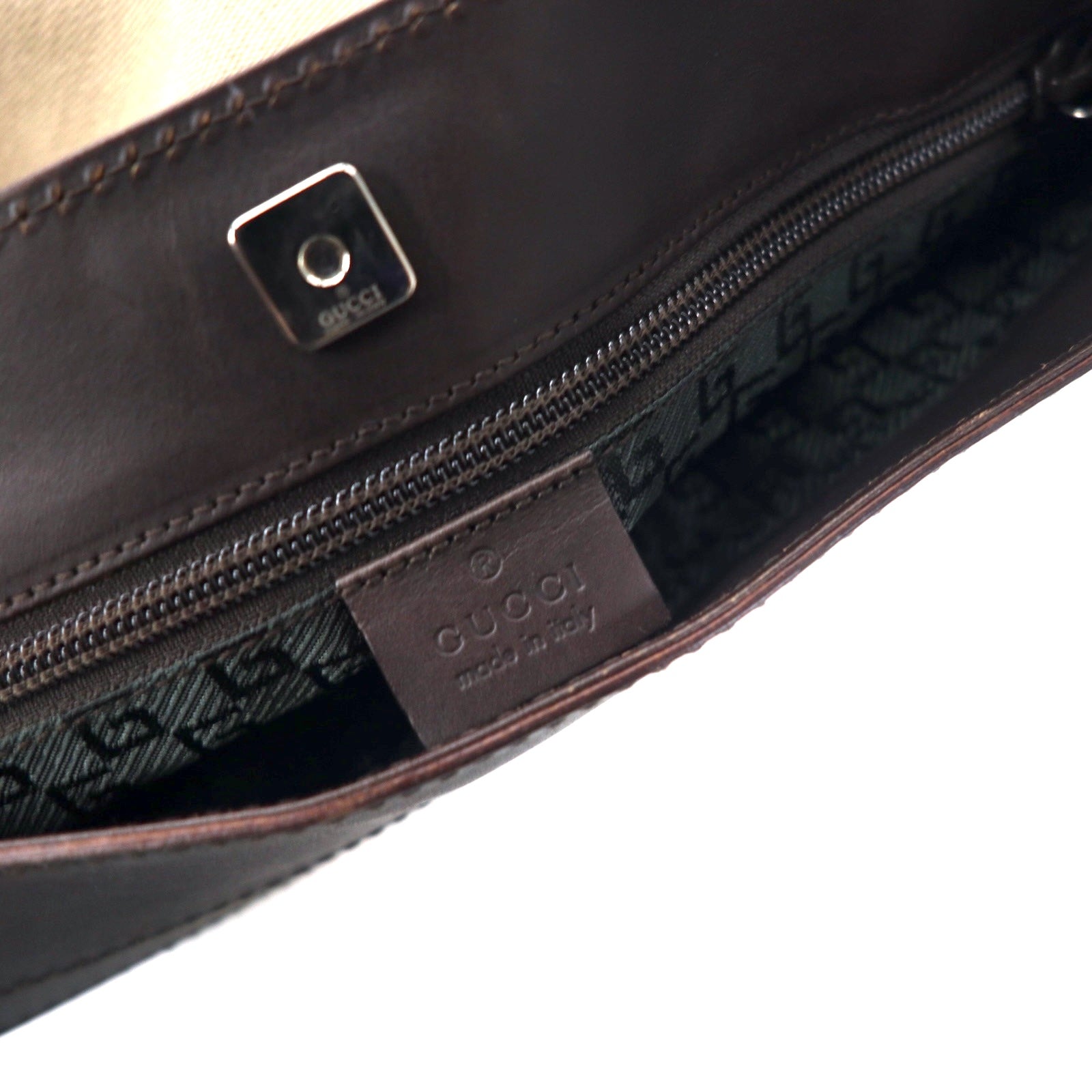 GUCCI 2WAY borsa tote/a spalla in tela beige con inserti in pelle 106301 1705