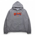 Reebok Felpa con cappuccio pullover L Grigio Cotone NFL CHICAGO BEARS