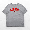 T-shirt Champion stampa college con logo ad arco 2XL grigio GEORGIA BULLDOGS Prodotto in Honduras