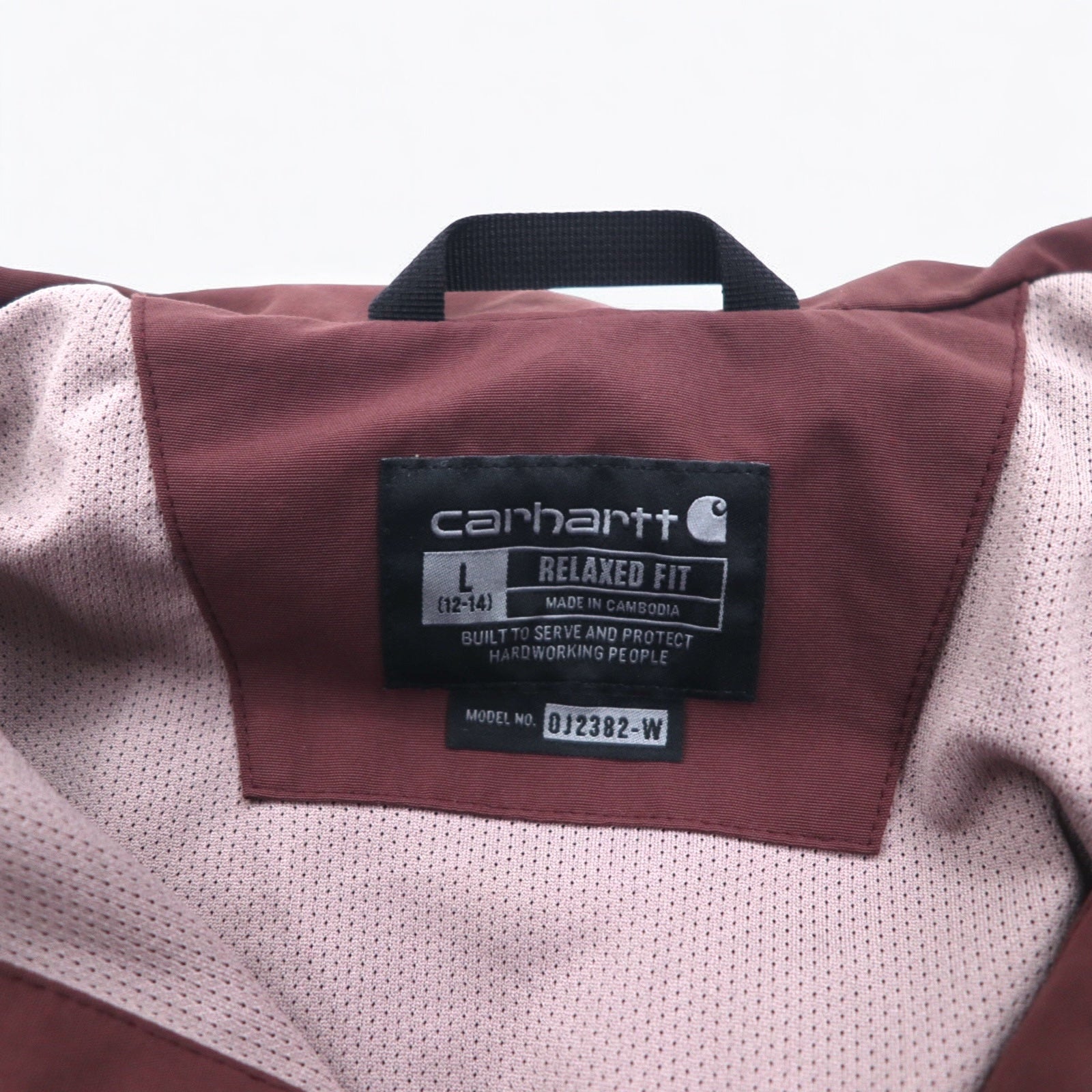 Carhartt Storm Defender Giacca STORM DEFENDER JACKET, parka L bordeaux impermeabile RELAXED FIT HEAVYWEIGHT 102382