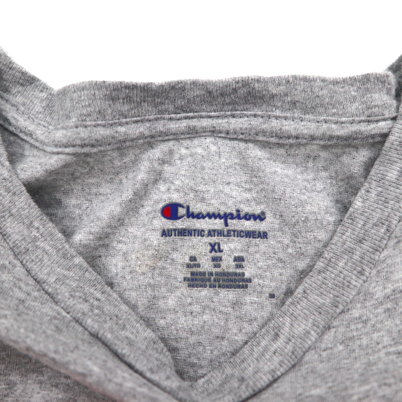 T-shirt Champion stampa college con logo ad arco 2XL grigio GEORGIA BULLDOGS Prodotto in Honduras