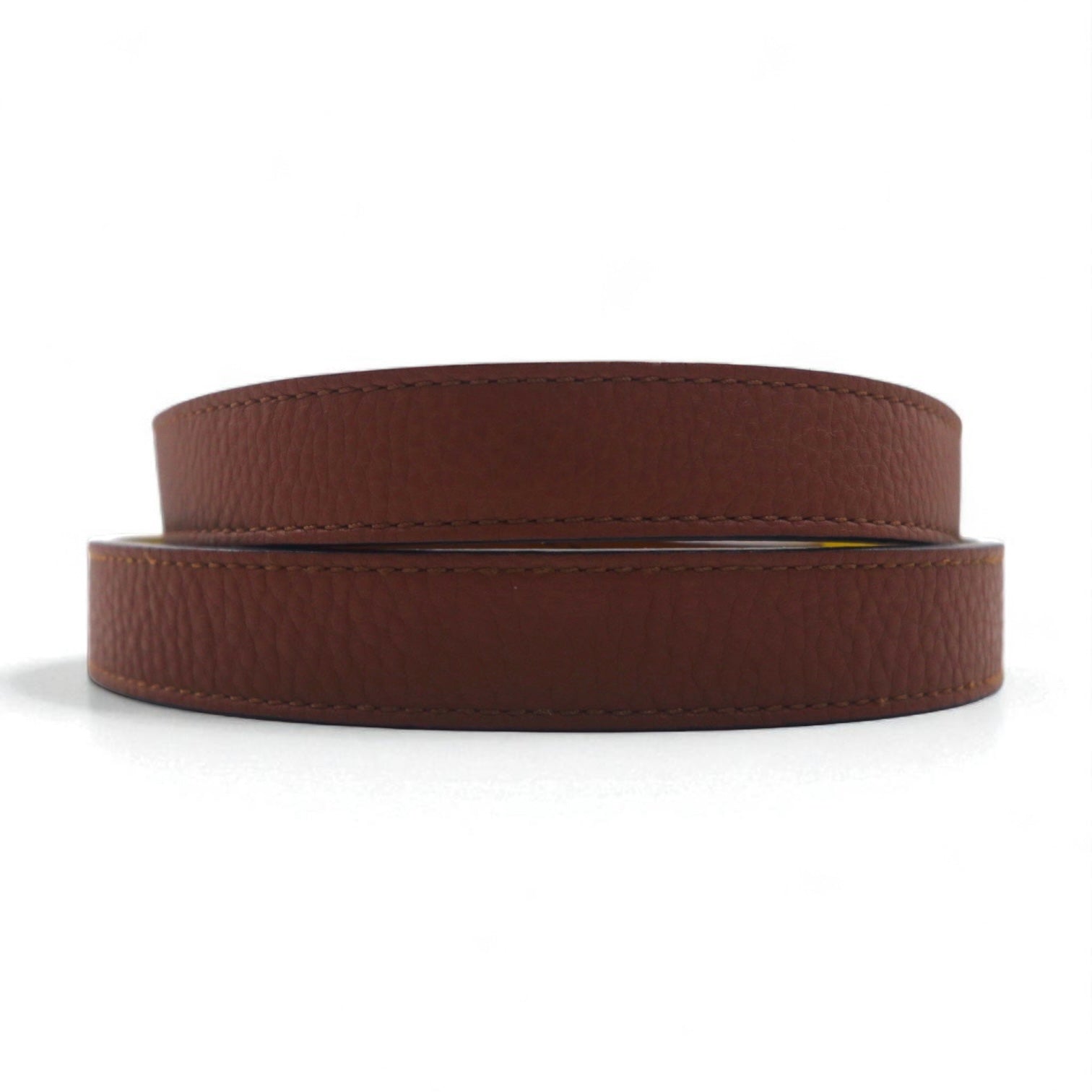 BURBERRY Cintura in pelle reversibile a doppia fibbia Lynton Reversible Double Strap Leather Belt 34/85 pelle martellata doppia, modello attuale ITPARPEL9BOL, Made in Italy