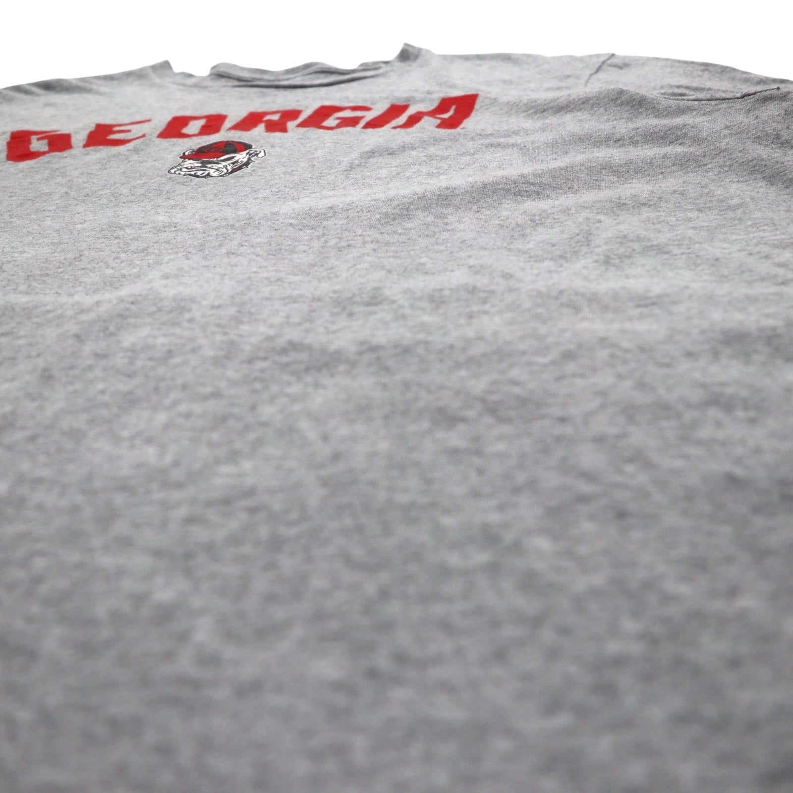 T-shirt Champion stampa college con logo ad arco 2XL grigio GEORGIA BULLDOGS Prodotto in Honduras