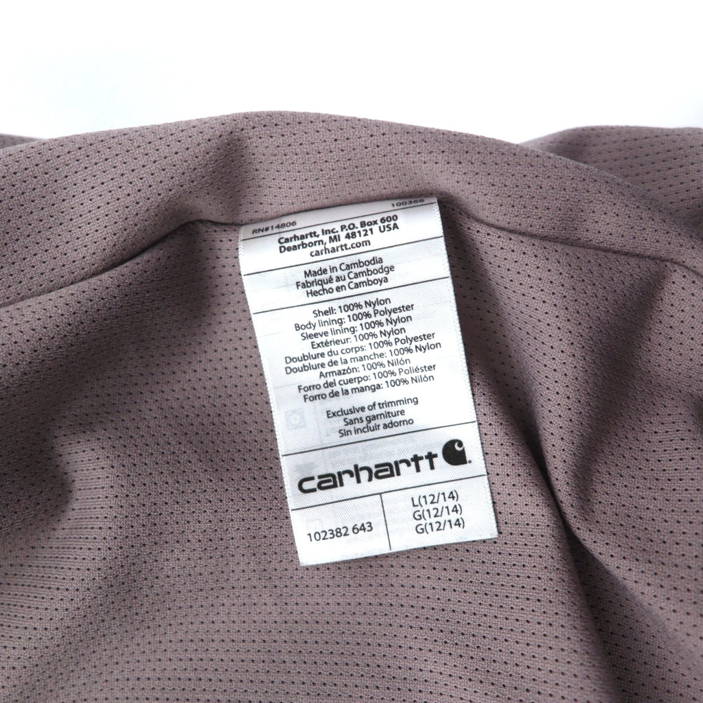 Carhartt ストームディフェンダー STORM DEFENDER JACKET マウンテンパーカー L ボルドー 防水 RELAXED FIT HEAVYWEIGHT 102382