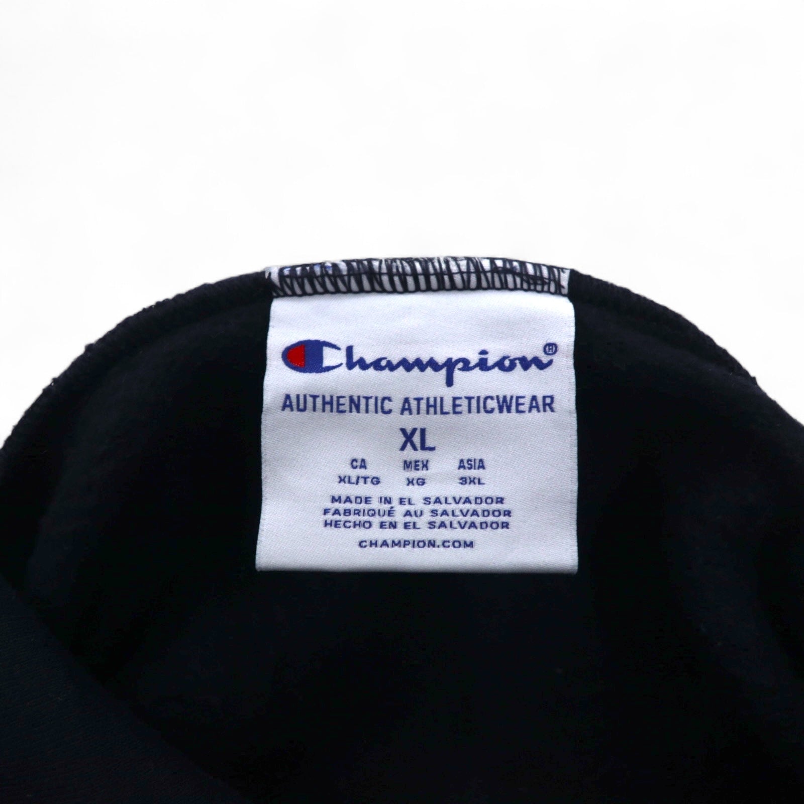 Champion felpa con cappuccio pullover 3XL blu navy taglia grande GRAND RAPIDS RAIDERS made in El Salvador