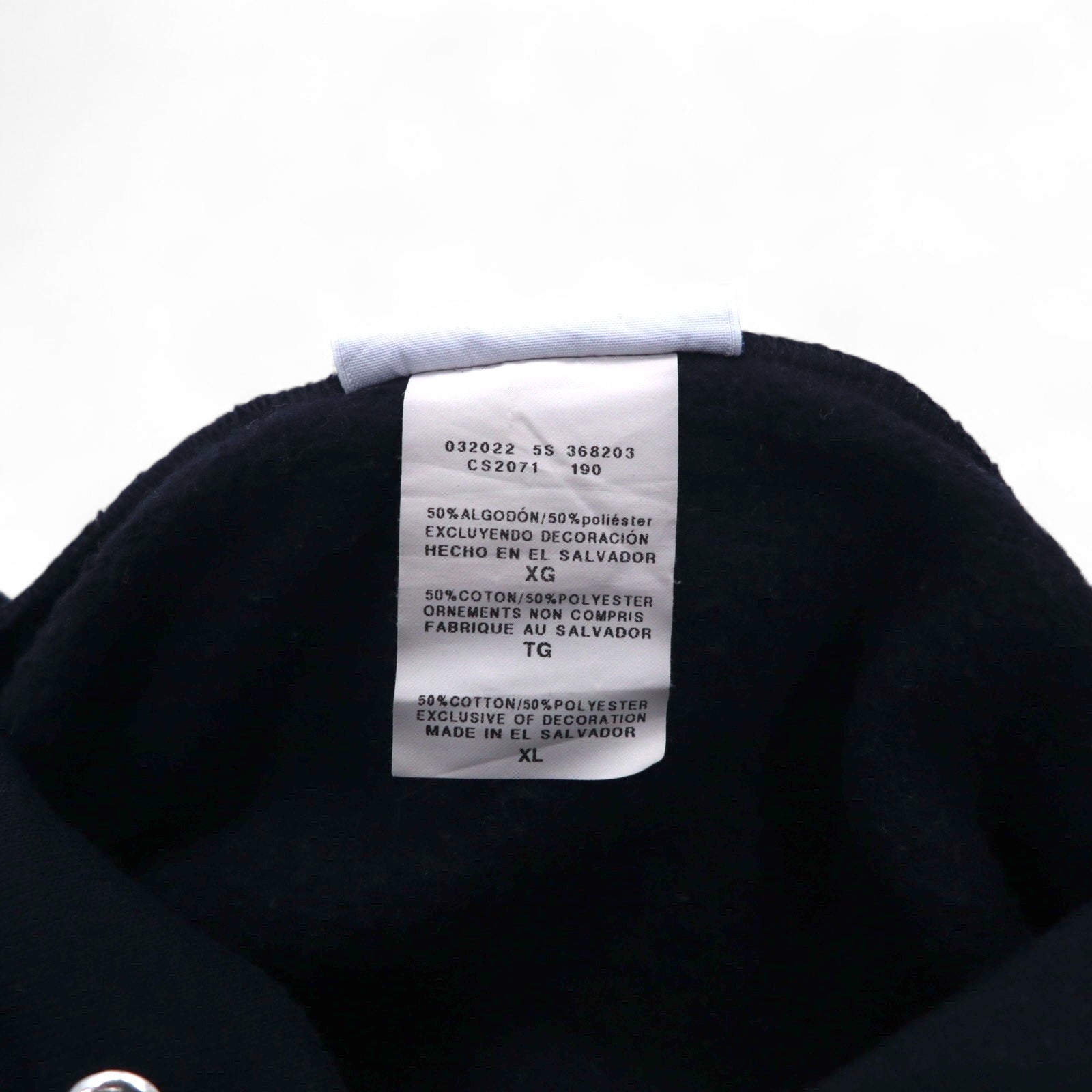 Champion felpa con cappuccio pullover 3XL blu navy taglia grande GRAND RAPIDS RAIDERS made in El Salvador