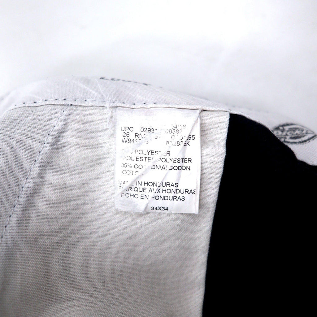 Dickies Pantaloni chino Loose Fit Double Knee, pantaloni da lavoro, 34, neri, in poliestere, LOOSE FIT
