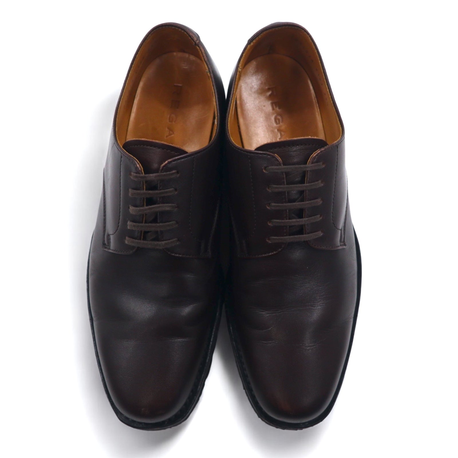 REGAL Scarpe eleganti Derby 25.5cm marrone, in pelle, adatte a strade innevate Y183 Made in Japan