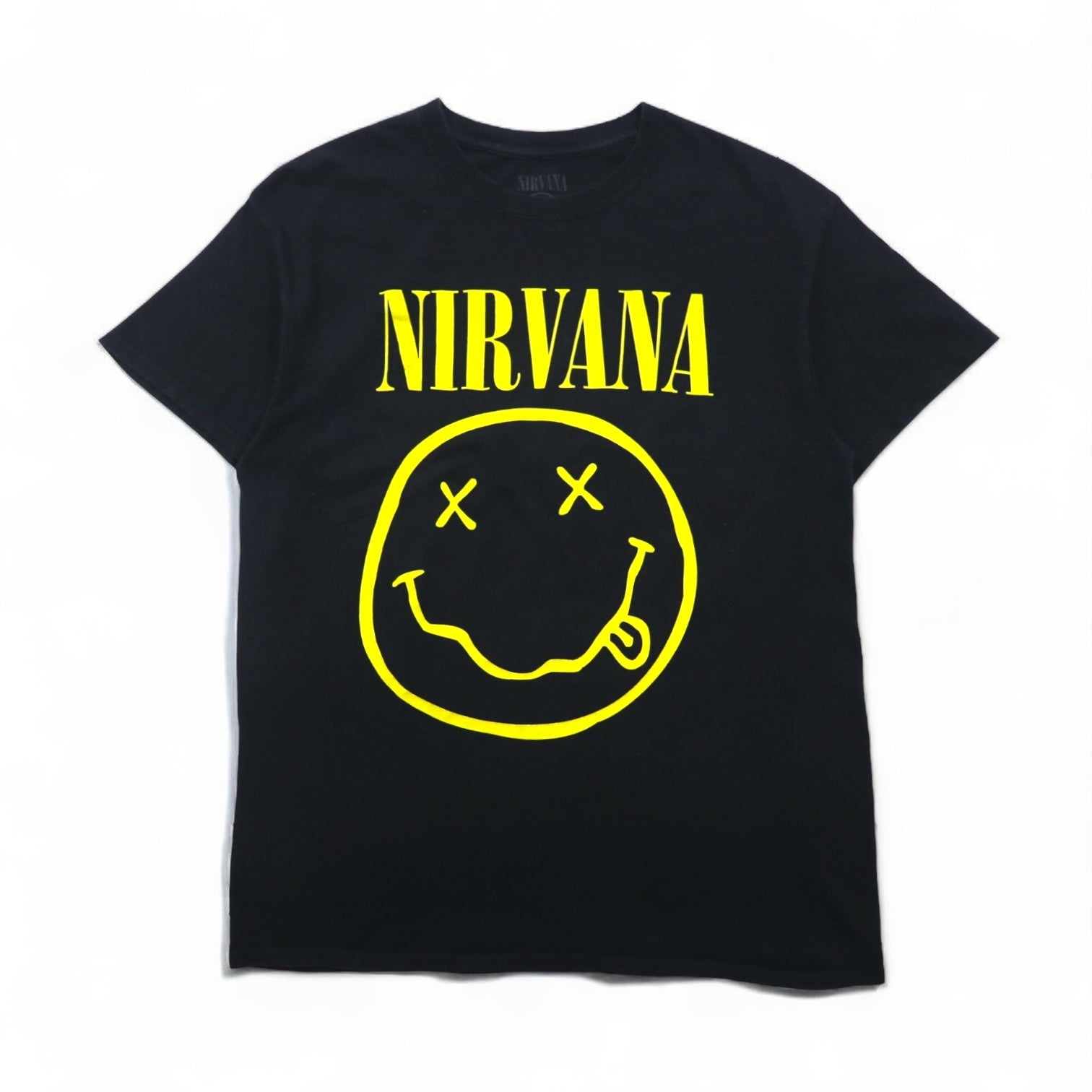 NIRVANA ニルヴァーナ ロック バンド Tシャツ M ブラック コットン