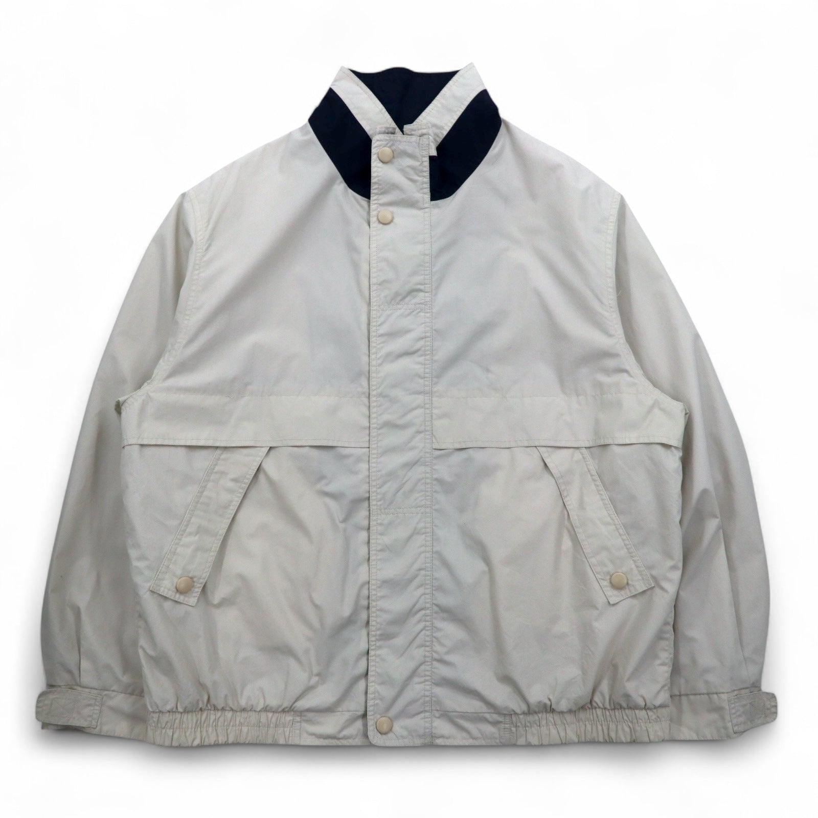 NAUTICA SPORT anni '90 giacca a vela in misto cotone/nylon 65/35 taglia XXL beige EQUIPMENT