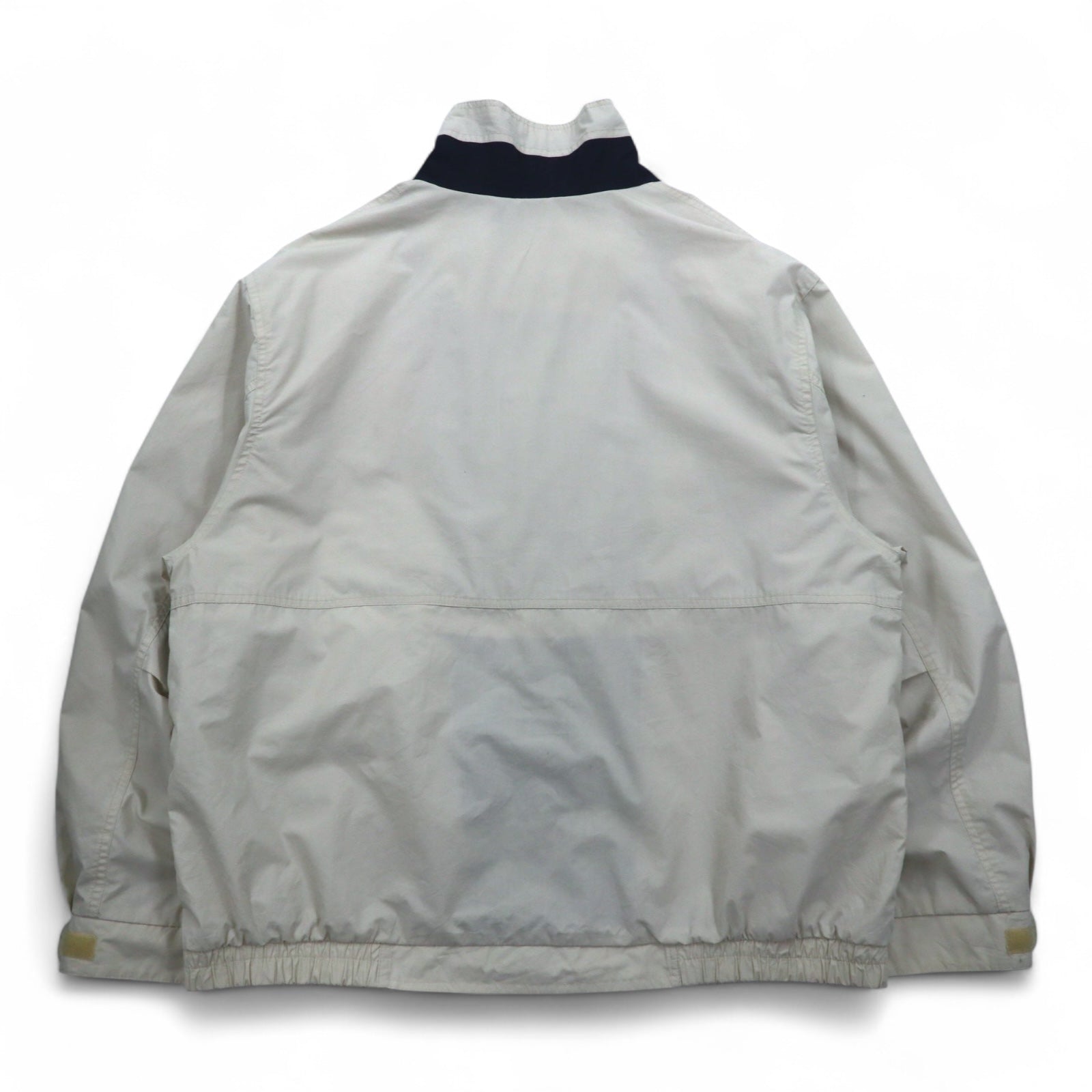 NAUTICA SPORT anni '90 giacca a vela in misto cotone/nylon 65/35 taglia XXL beige EQUIPMENT