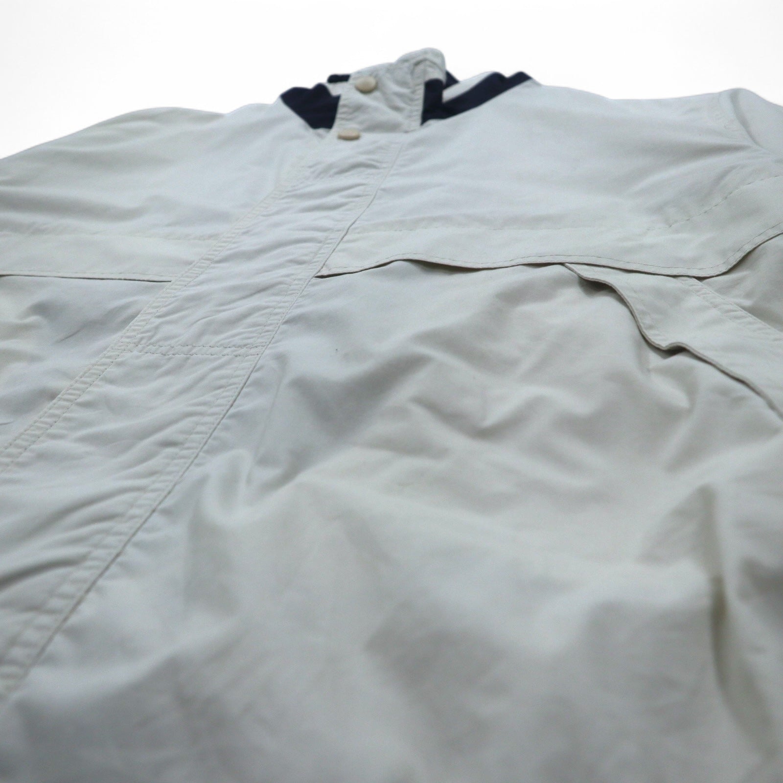 NAUTICA SPORT anni '90 giacca a vela in misto cotone/nylon 65/35 taglia XXL beige EQUIPMENT