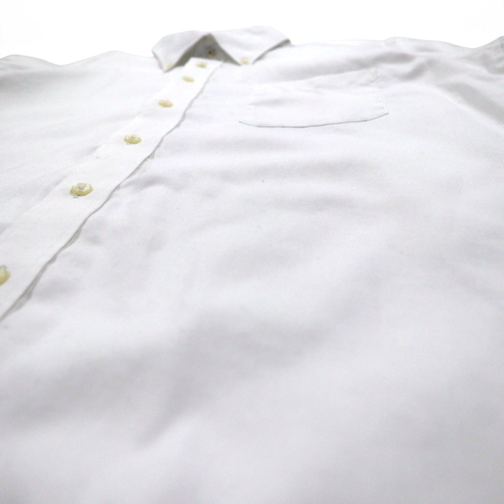 CHAPS オックスフォード ボタンダウンシャツ L ホワイト NON IRON PURE COTTON