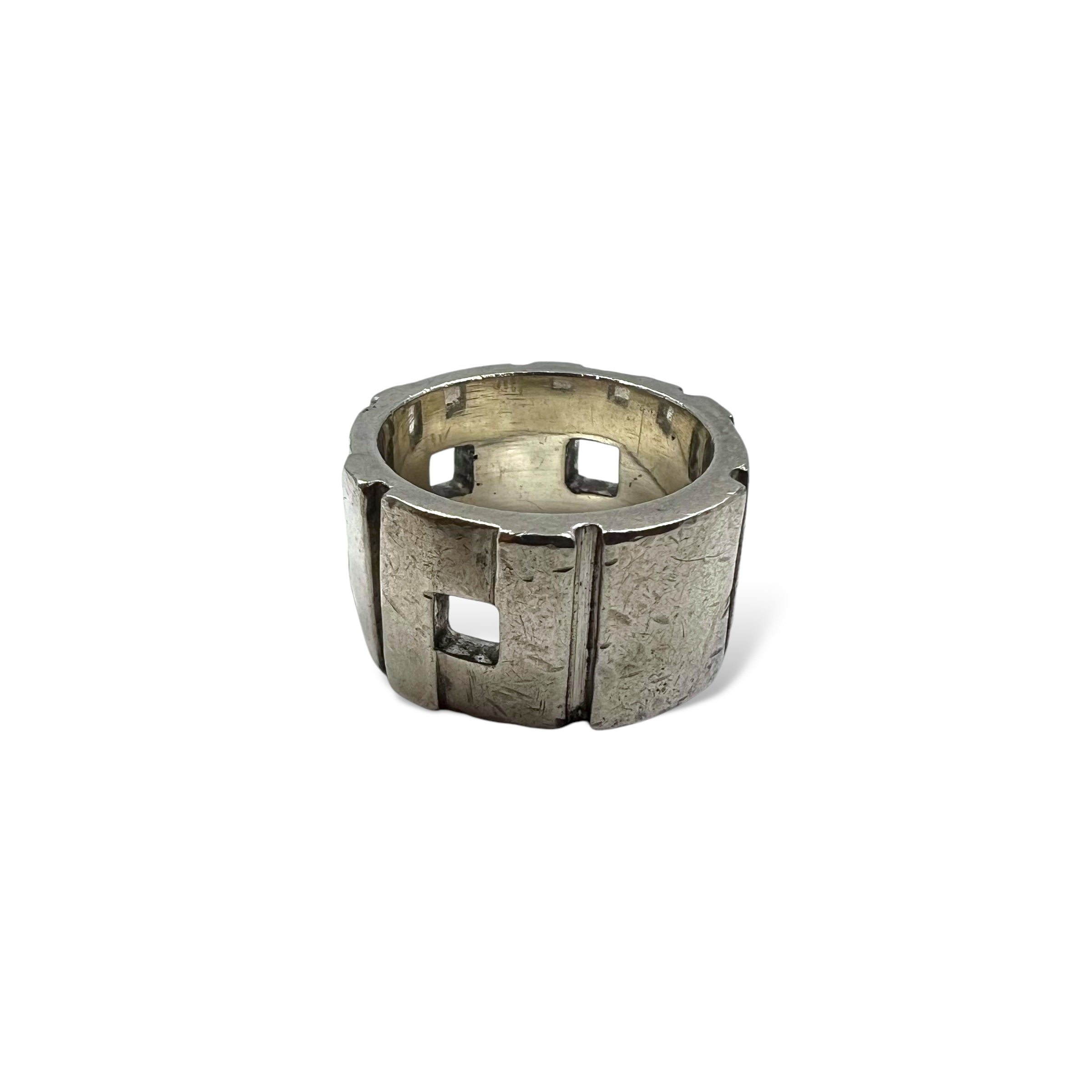 GUCCI Anello Modernista Anello in argento Misura 15 ARGENTO 925 Made in Italy