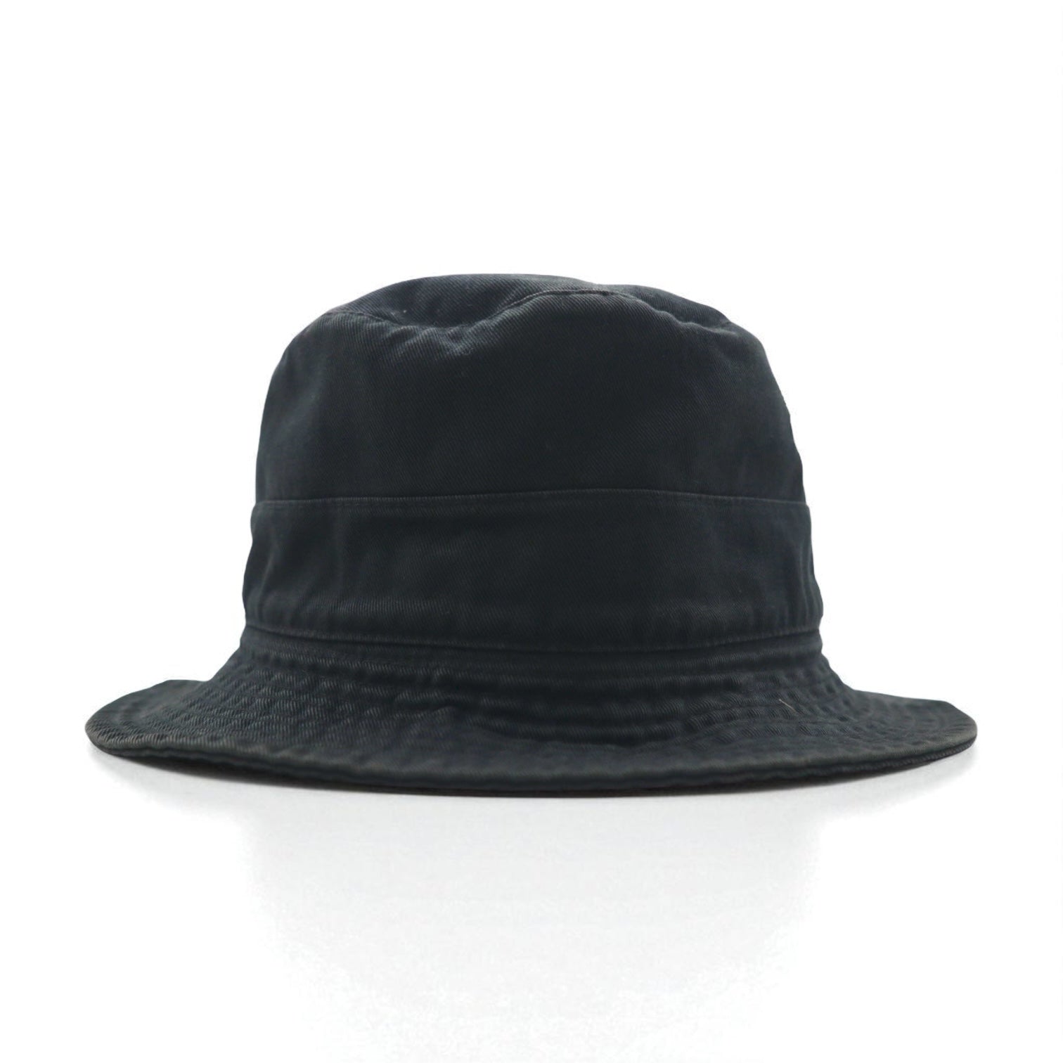 Polo by Ralph Lauren Cappello a secchiello anni '90, taglia M, nero, cotone, ricamo piccolo cavallino
