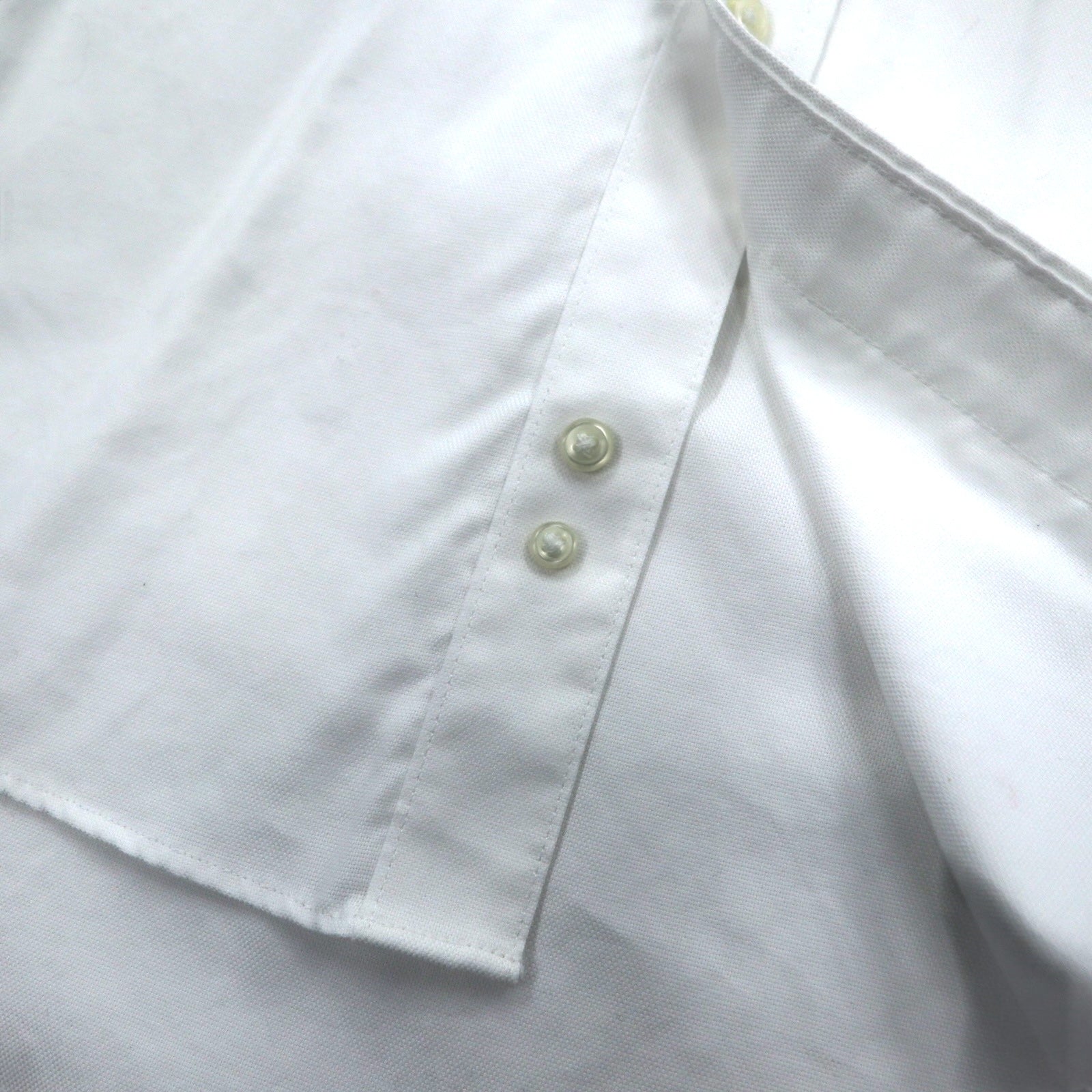 CHAPS オックスフォード ボタンダウンシャツ L ホワイト NON IRON PURE COTTON