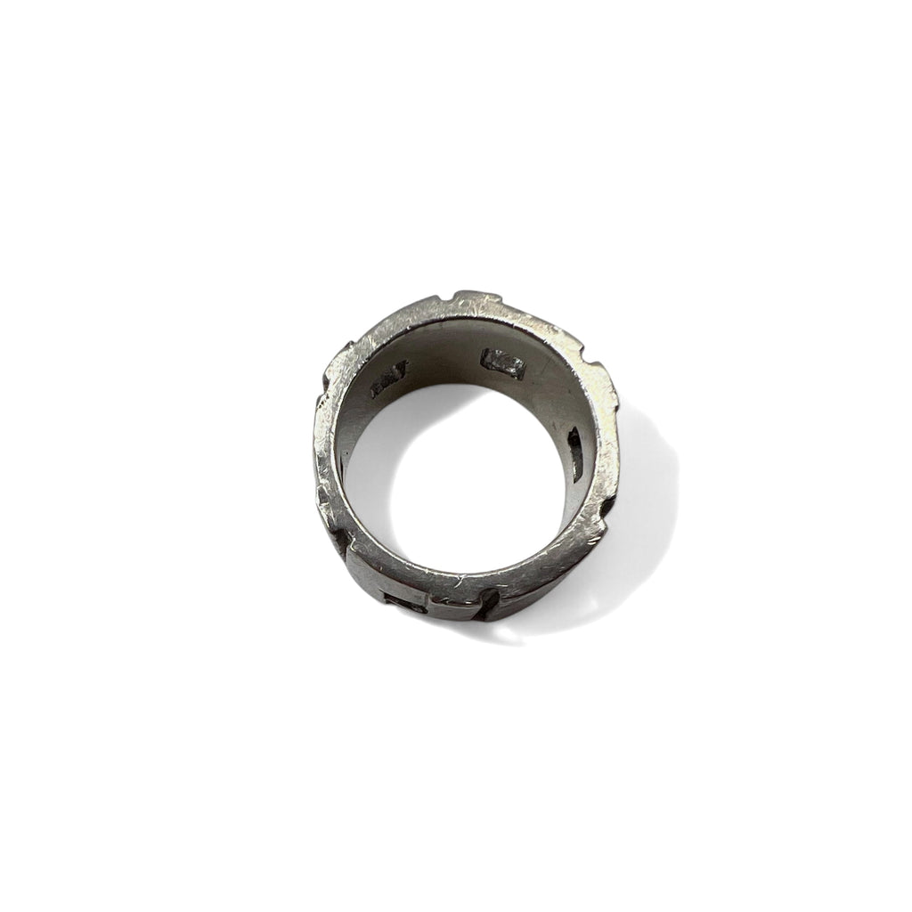 GUCCI Anello Modernista Anello in argento Misura 15 ARGENTO 925 Made in Italy