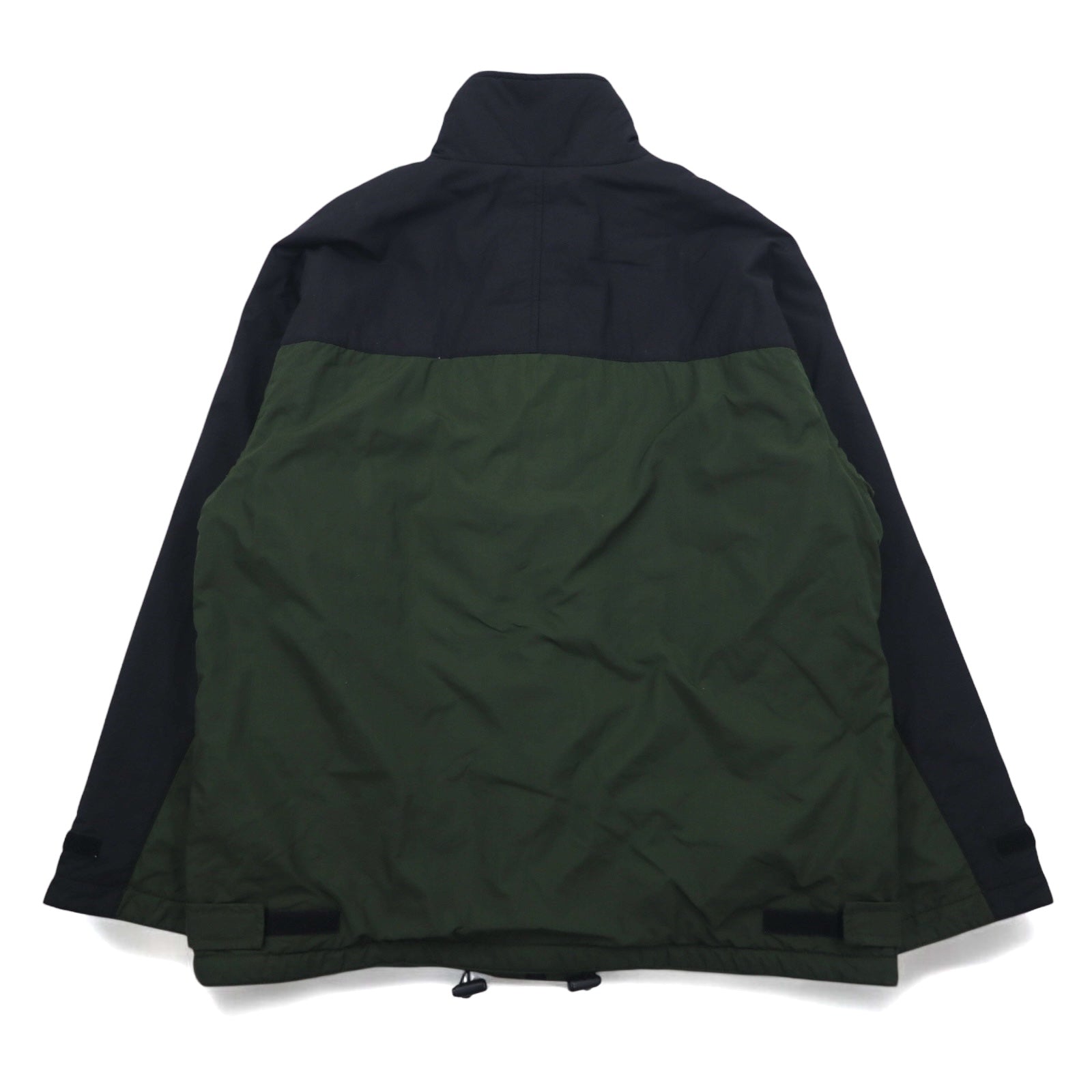 POLO JEANS CO. RALPH LAUREN Giacca da montagna foderata in pile anni '90 L verde nero