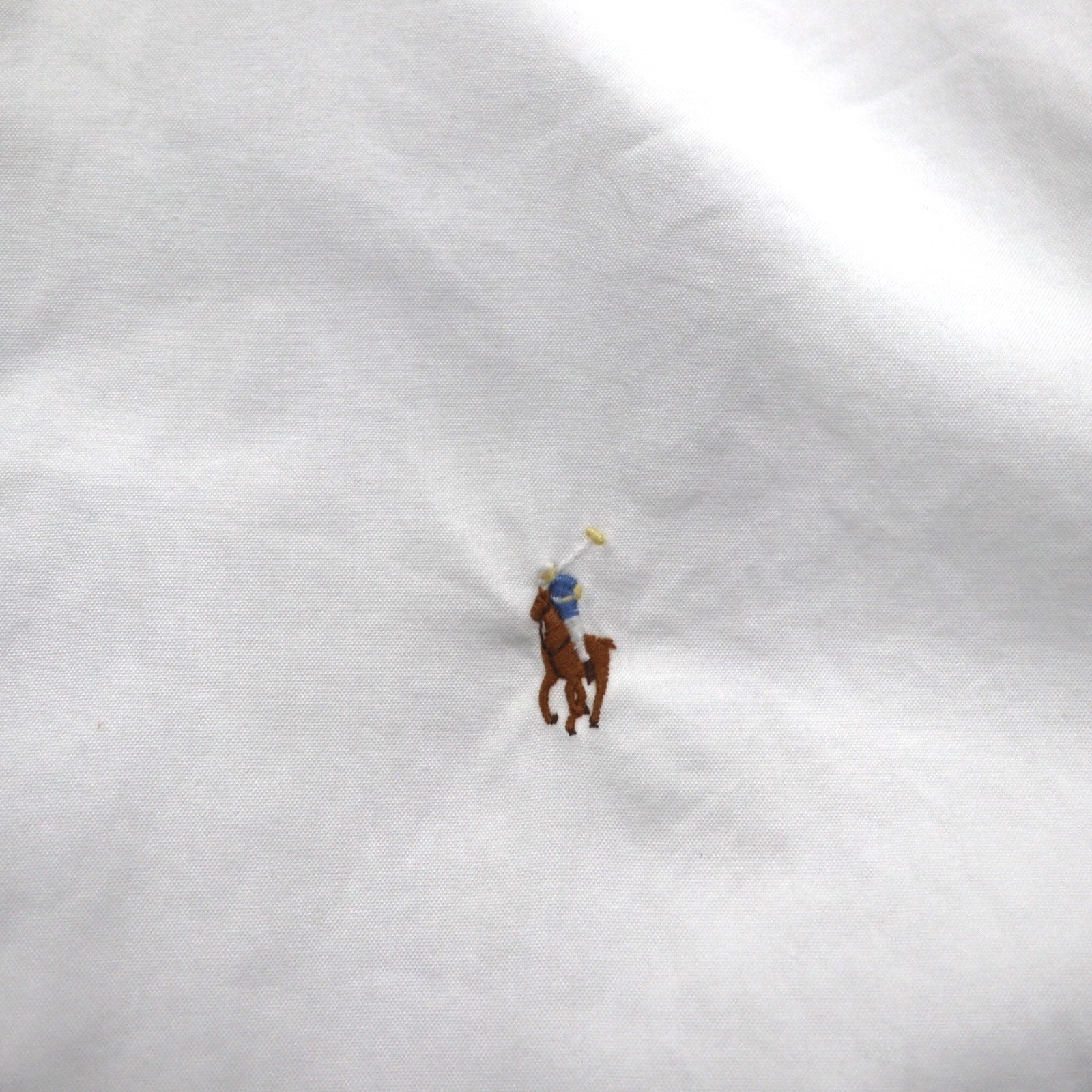 Ralph Lauren ボタンダウン シャツ XL ホワイト コットン スモールポニー刺繡