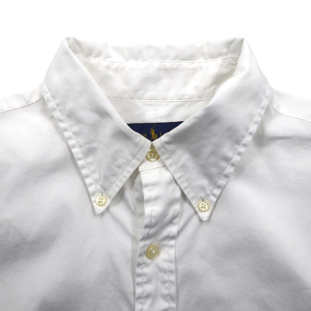 Ralph Lauren ボタンダウン シャツ XL ホワイト コットン スモールポニー刺繡