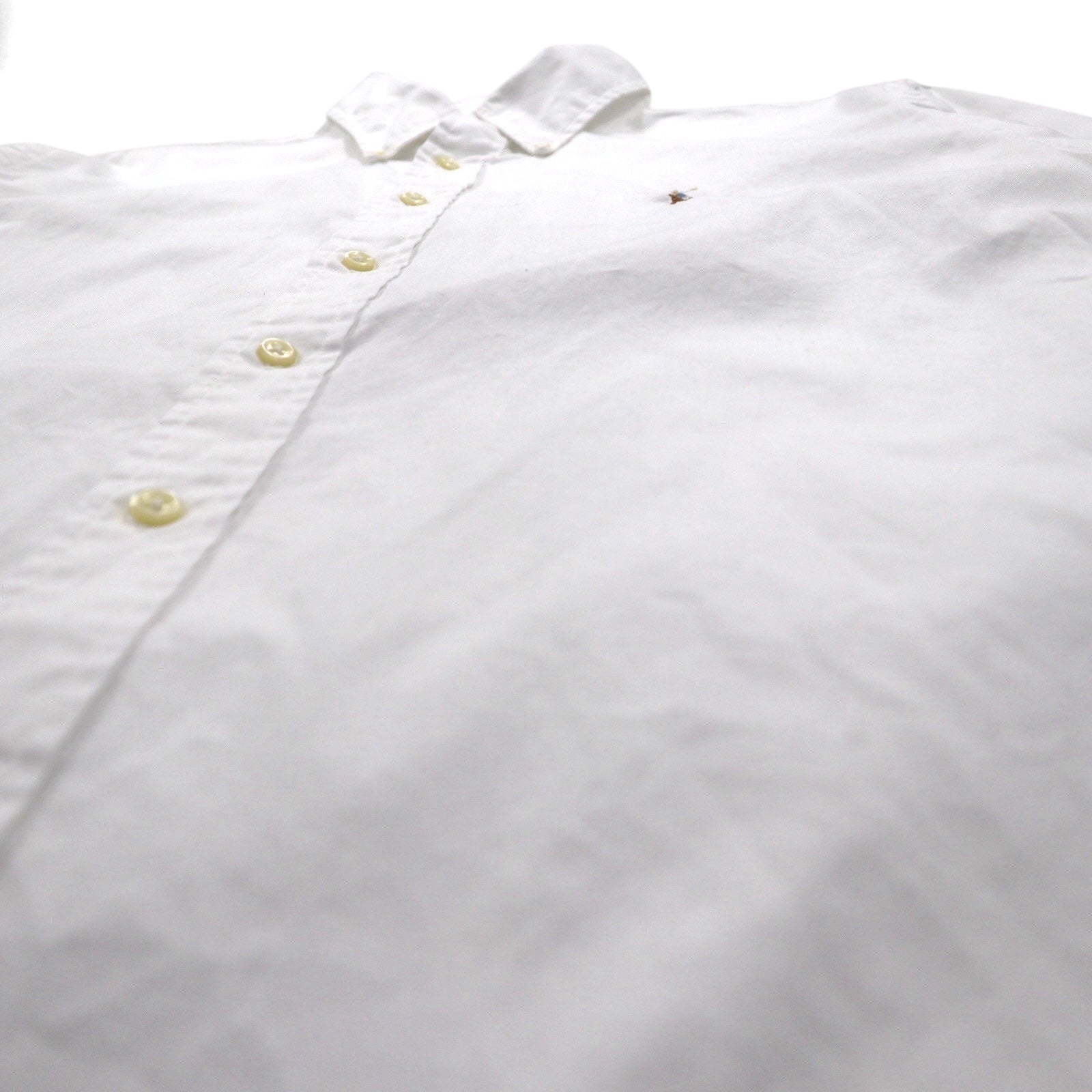 Ralph Lauren ボタンダウン シャツ XL ホワイト コットン スモールポニー刺繡
