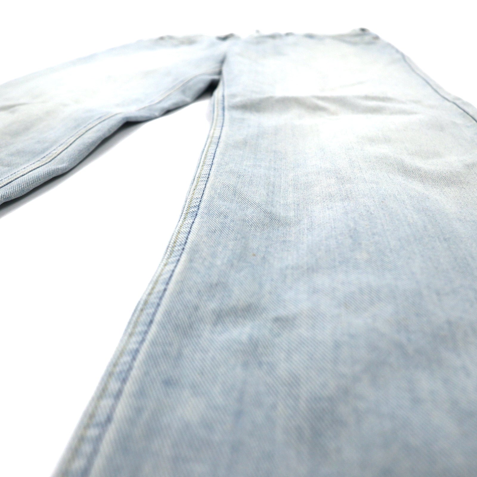 Jeans Lee RIDERS L blu cotone toppa in pelle chiusura con cerniera