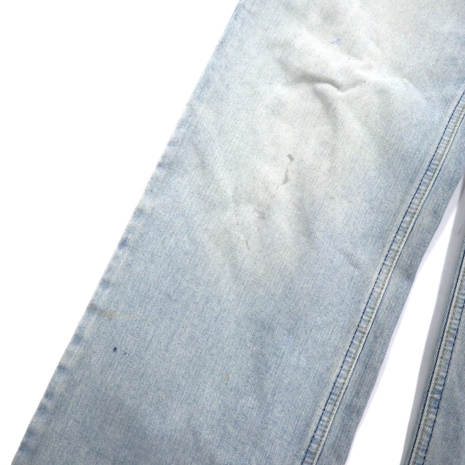 Jeans Lee RIDERS L blu cotone toppa in pelle chiusura con cerniera