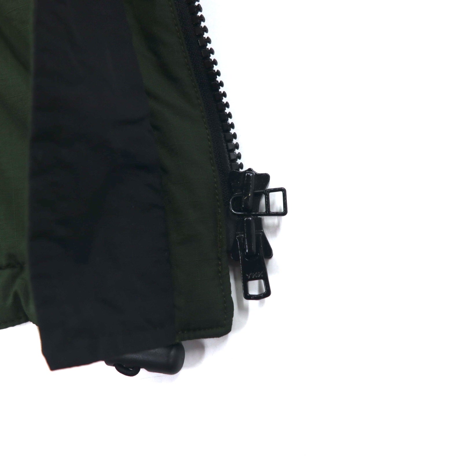 POLO JEANS CO. RALPH LAUREN Giacca da montagna foderata in pile anni '90 L verde nero