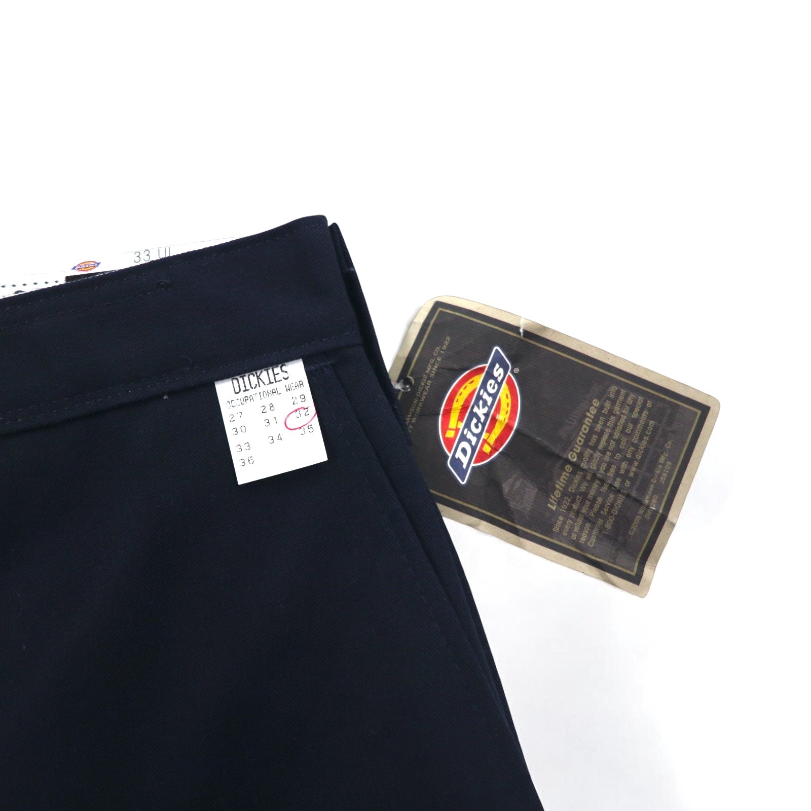 Dickies Pantaloni da lavoro Chino L Blu Navy Relaxed fit INDUSTRIAL FLAT FRONT PANT LP810 Fabbricato in Honduras Nuovo