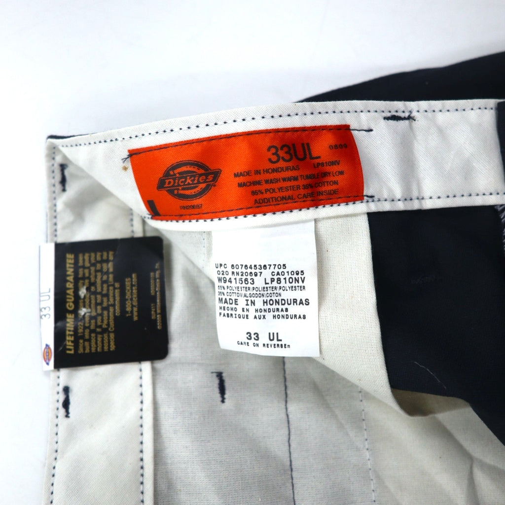 Dickies Pantaloni da lavoro Chino L Blu Navy Relaxed fit INDUSTRIAL FLAT FRONT PANT LP810 Fabbricato in Honduras Nuovo