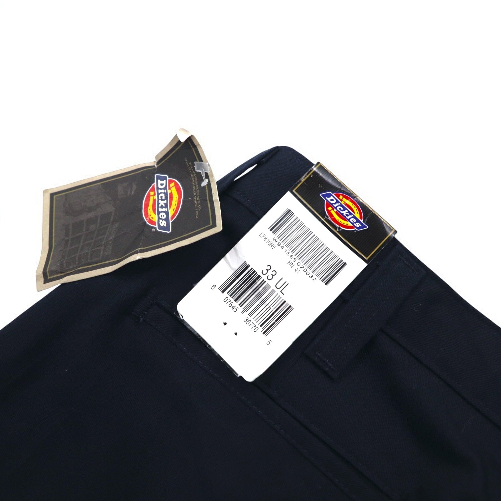 Dickies Pantaloni da lavoro Chino L Blu Navy Relaxed fit INDUSTRIAL FLAT FRONT PANT LP810 Fabbricato in Honduras Nuovo