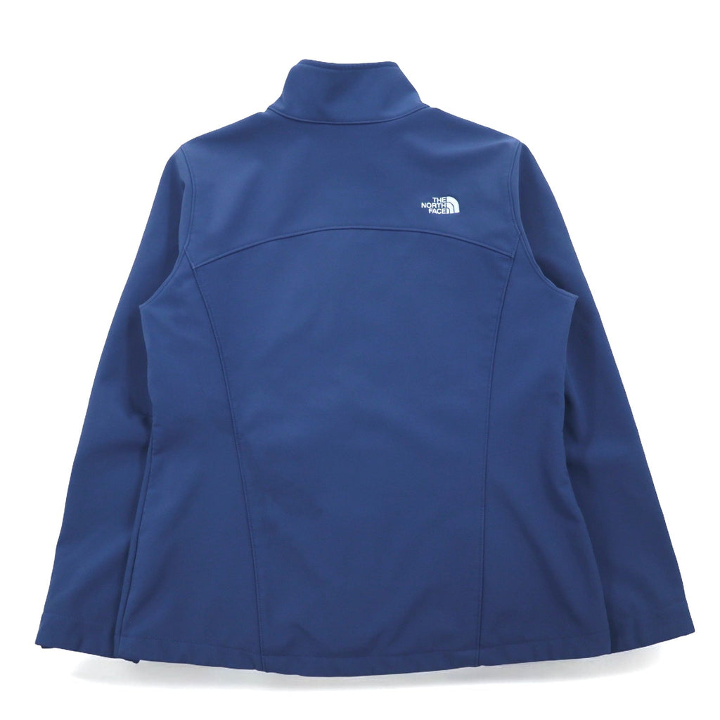 THE NORTH FACE Windwall Softshell Jacket L Navy Fleece Lining US Standard