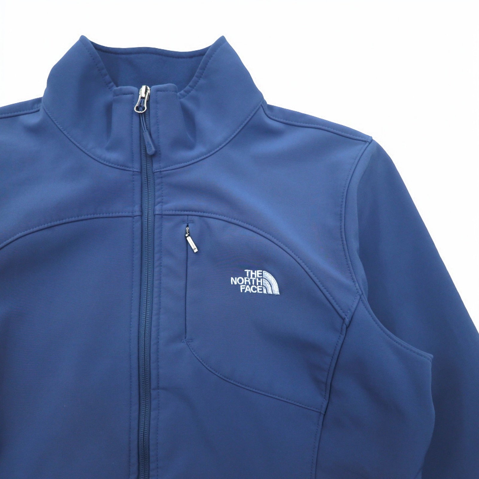 THE NORTH FACE Windwall Softshell Jacket L Navy Fleece Lining US Standard