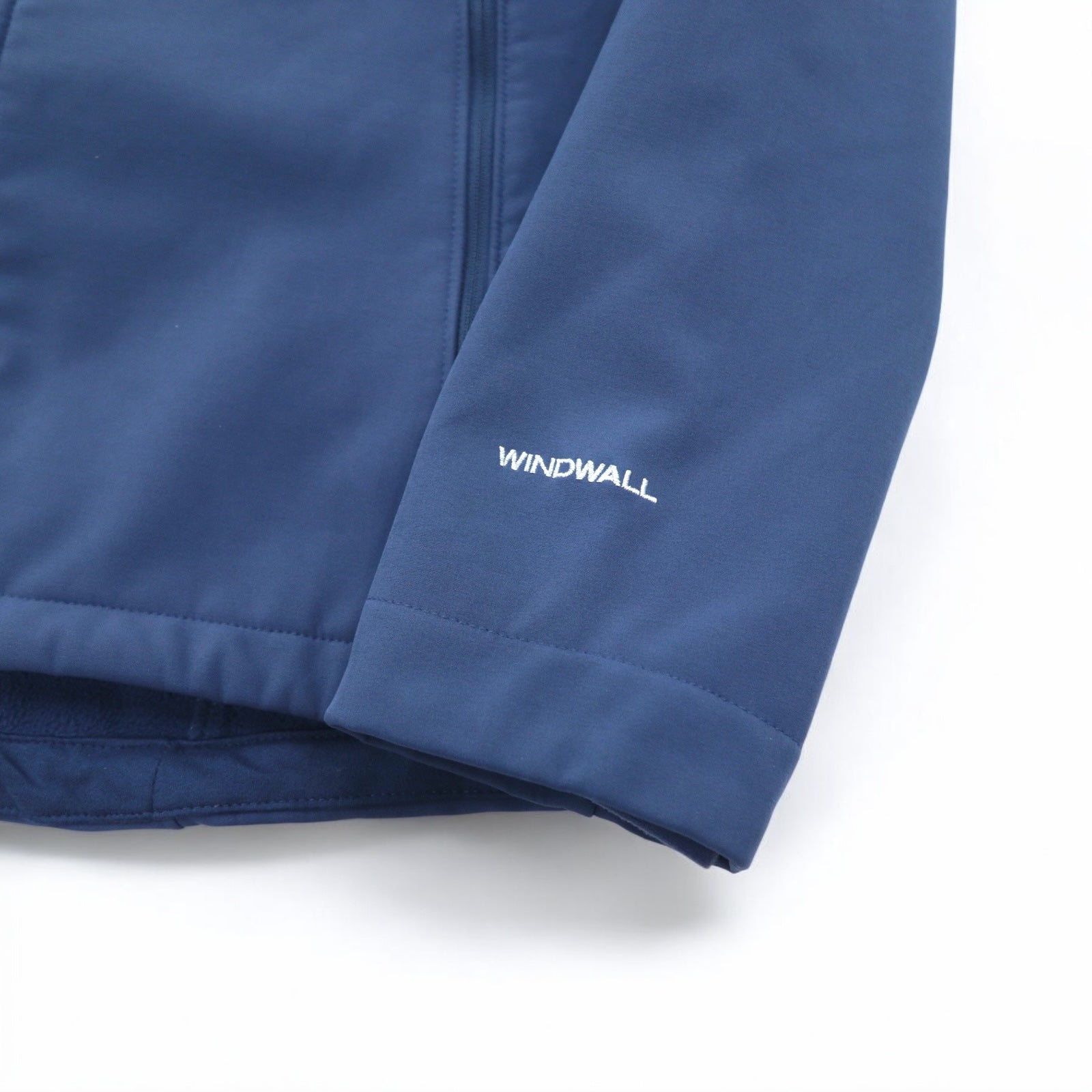 THE NORTH FACE Windwall Softshell Jacket L Navy Fleece Lining US Standard