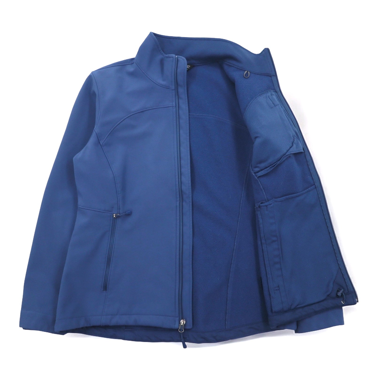 THE NORTH FACE Windwall Softshell Jacket L Navy Fleece Lining US Standard