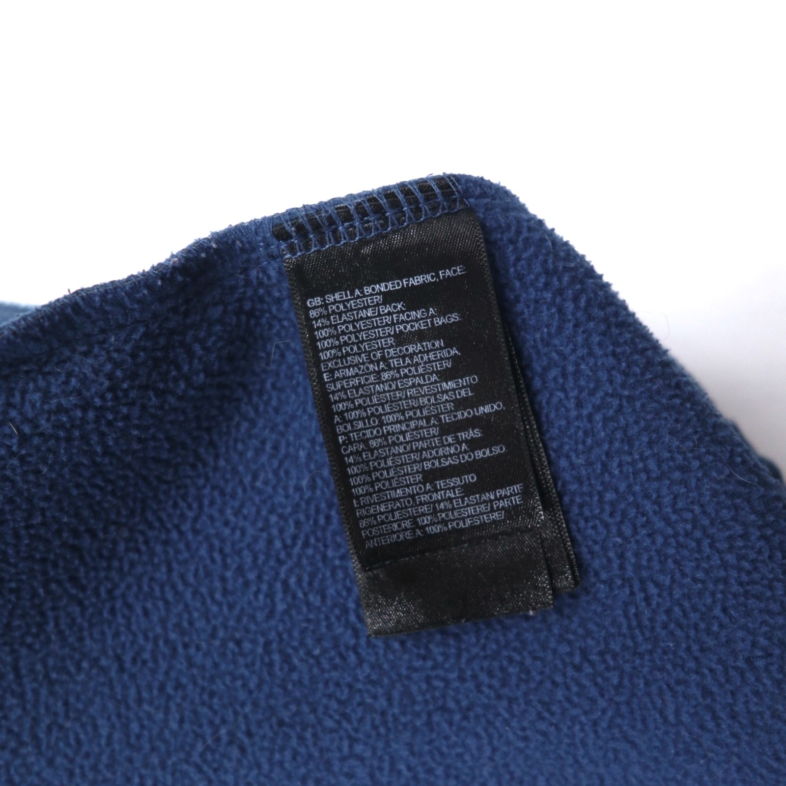 THE NORTH FACE Windwall Softshell Jacket L Navy Fleece Lining US Standard