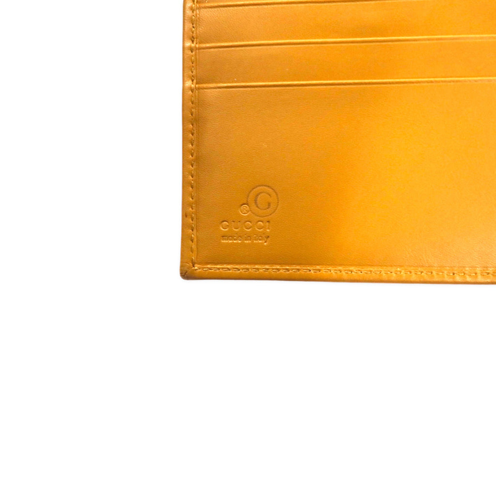 GUCCI Portafoglio a due ante con doppio gancio Jacky beige, pelle scamosciata, 035 2140 2169, made in Italy, articolo non utilizzato