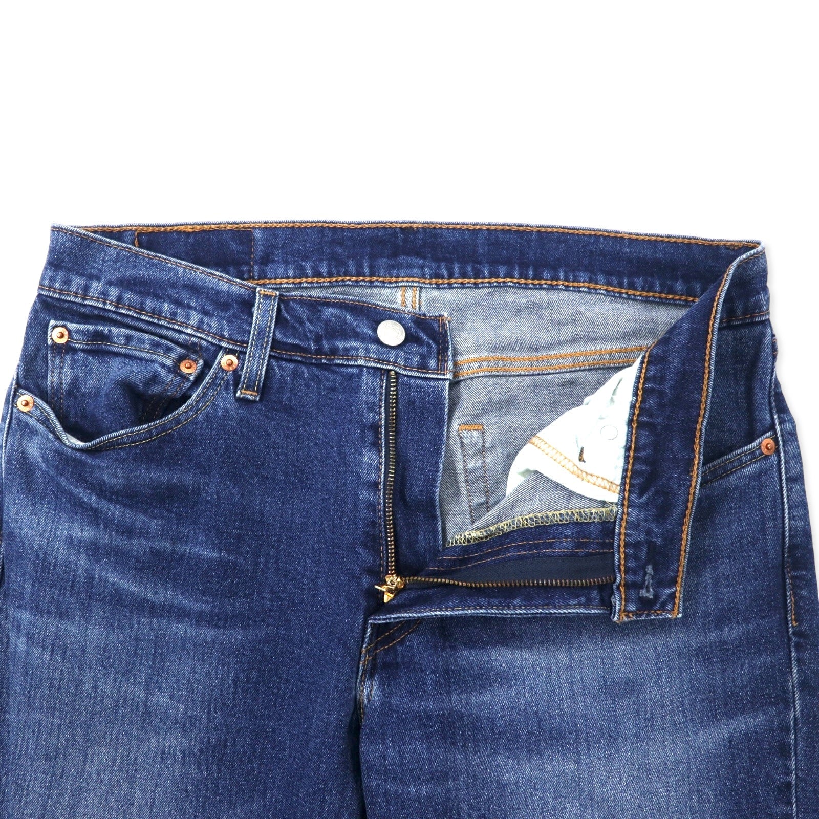 Levi's 511 Jeans slim elasticizzati in denim 32 blu cotone 511-3916
