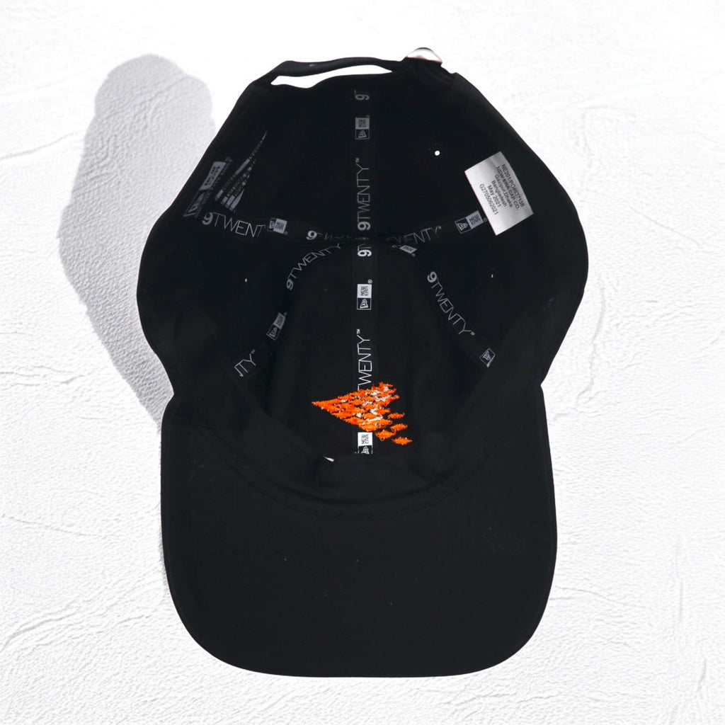 NEW ERA Cappellino da baseball FREE, regolabile, nero 9TWENTY US Company LIGHTDECK ricamato