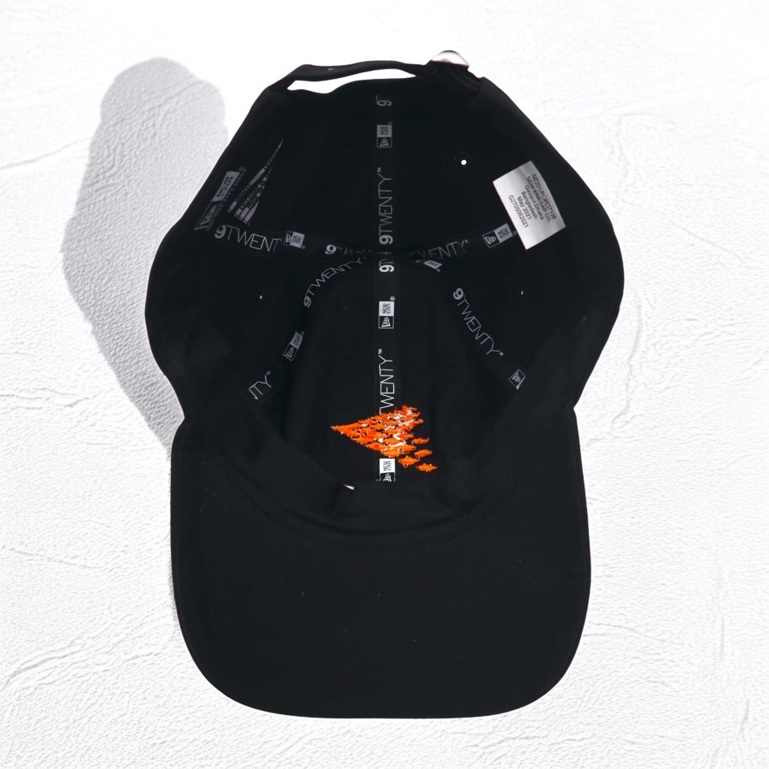 NEW ERA Cappellino da baseball FREE, regolabile, nero 9TWENTY US Company LIGHTDECK ricamato