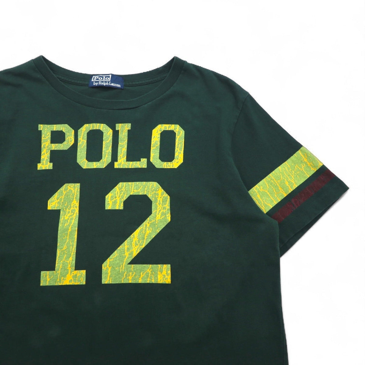Polo by Ralph Lauren maglietta da football numerata anni '90, taglia M, verde cotone