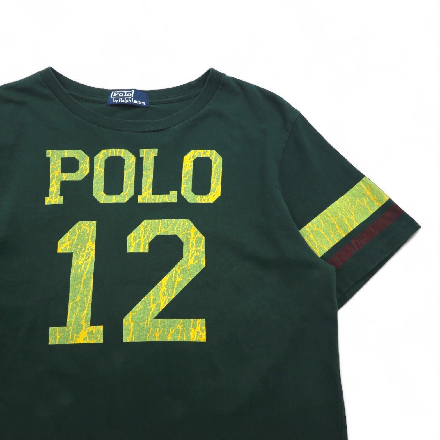 Polo by Ralph Lauren maglietta da football numerata anni '90, taglia M, verde cotone